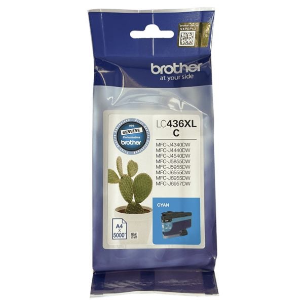 Brother LC436XLC Cyan Ink Cartridge Carousel 1