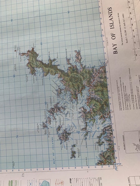 Vintage Bay of Islands Map Carousel 2