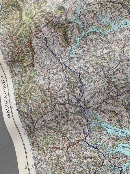 Vintage Maungaturoto Map Carousel 1