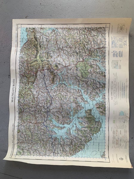 Vintage Maungaturoto Map Carousel 2
