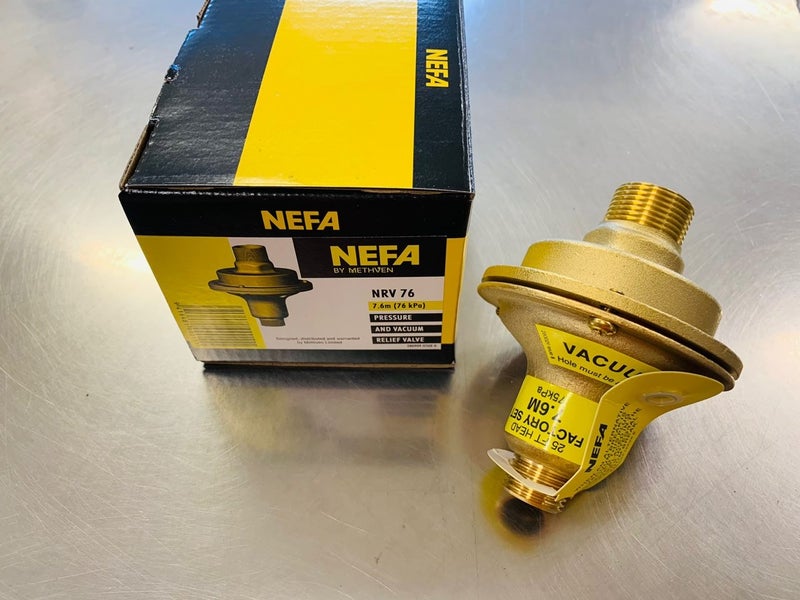 Nefa--- pressure relief valve 7.6m Carousel 2