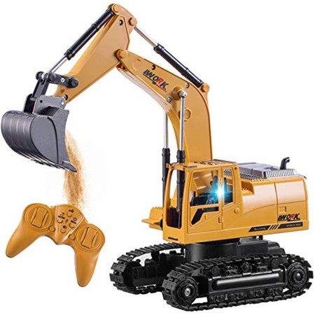 Remote Control Excavator RC Toy 1:24 Excavator 8 Channel Remote Excavator Carousel 1