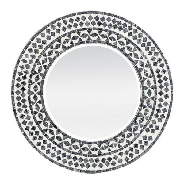 Rembrandt Round Capiz Wall Mirror - 610 mm (SE2446) Carousel 1