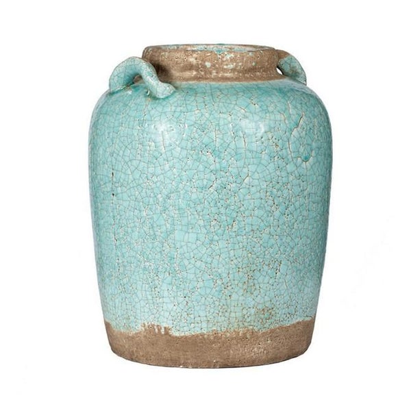 Rembrandt Candia Ceramic Vase - Turquoise (SE2415) Carousel 2