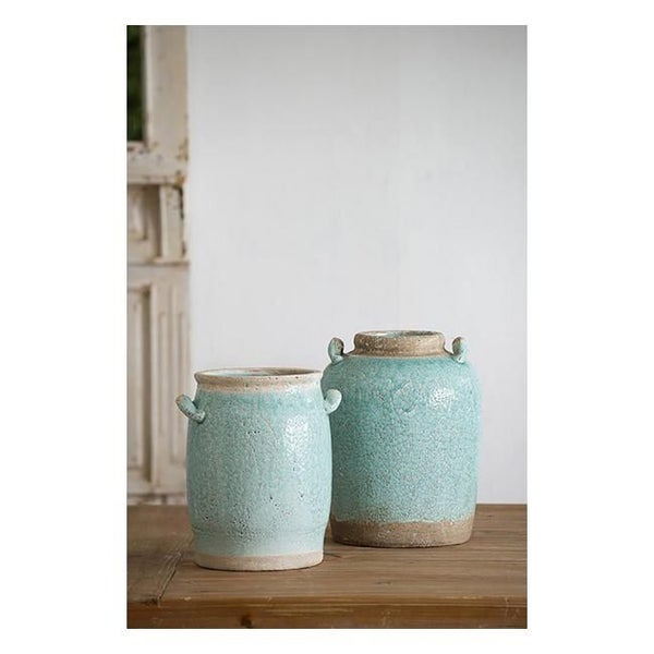 Rembrandt Candia Ceramic Vase - Turquoise (SE2415) Carousel 4
