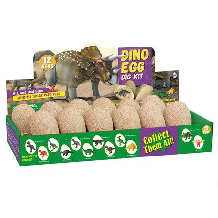 Easter Egg Dig up 12 Dinosaur Toys for Kids Dino Egg Dig Kit Carousel 16