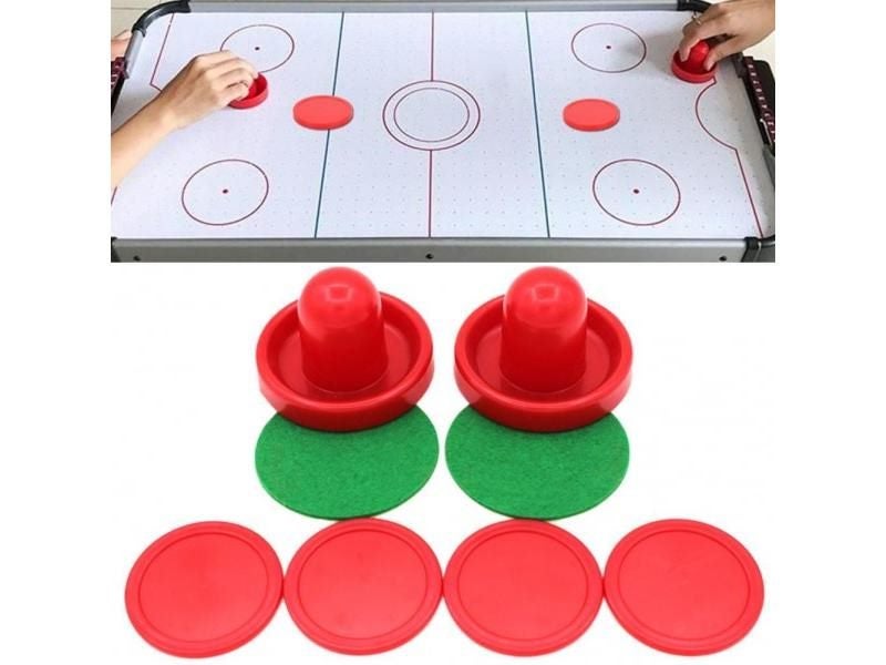 Red Air Hockey Equipment Pucks Accessories Carousel 1