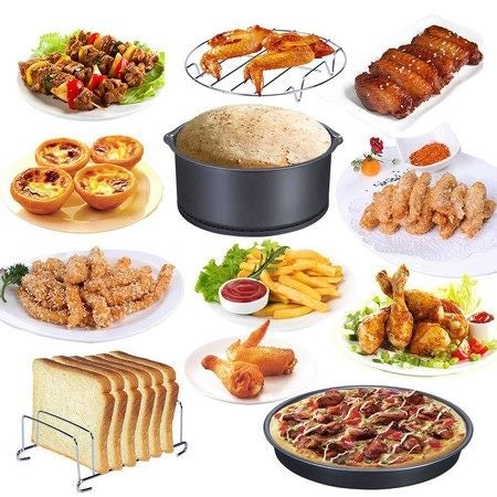 7 Inch 12pcs High Quality Air Fryer Accessories Carousel 20