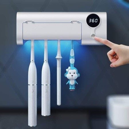 Toothbrush Holder Sterilizer Bathroom Carousel 1