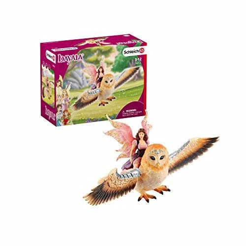 Schleich 70713 bayala Fairy in Flight on Glam-Owl Carousel 1