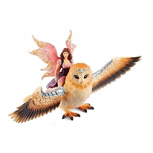 Schleich 70713 bayala Fairy in Flight on Glam-Owl Carousel 2