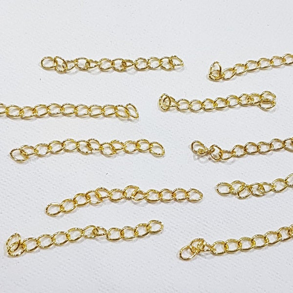 10pc Gold Extension Chain Carousel 1