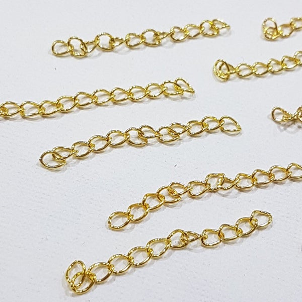 10pc Gold Extension Chain Carousel 2