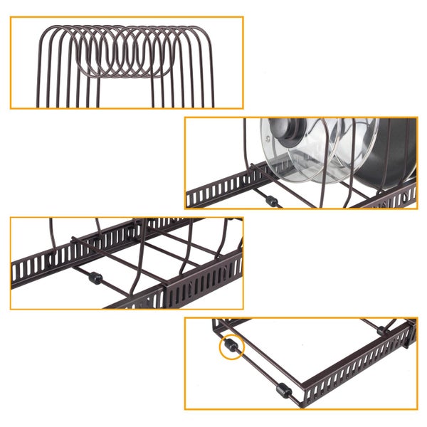 Pot Lid Organizer New Carousel 10