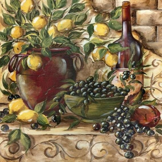 FULL DIAMOND PAINTING - FRUITS AND WINE *** BRAND NEW*** FB Carousel 1
