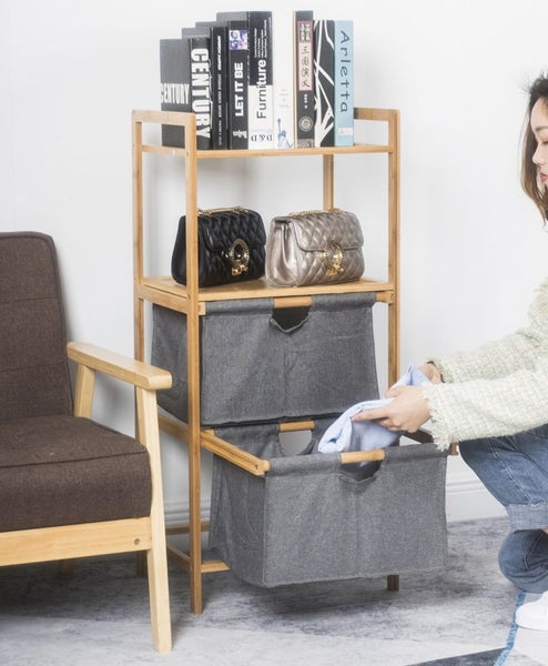 2 Drawer Basket Rack New Carousel 1