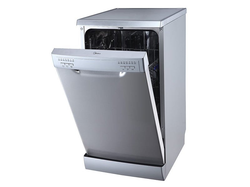 9 Place Setting Dishwasher - Stainless Steel - 45cm Wide - 6 Program MIDEA Carousel 2