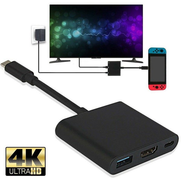 1080P 4K Hdmi Adapter For Usb C Converter Type Hub Switch Typec USB Cables Hubs Carousel 4