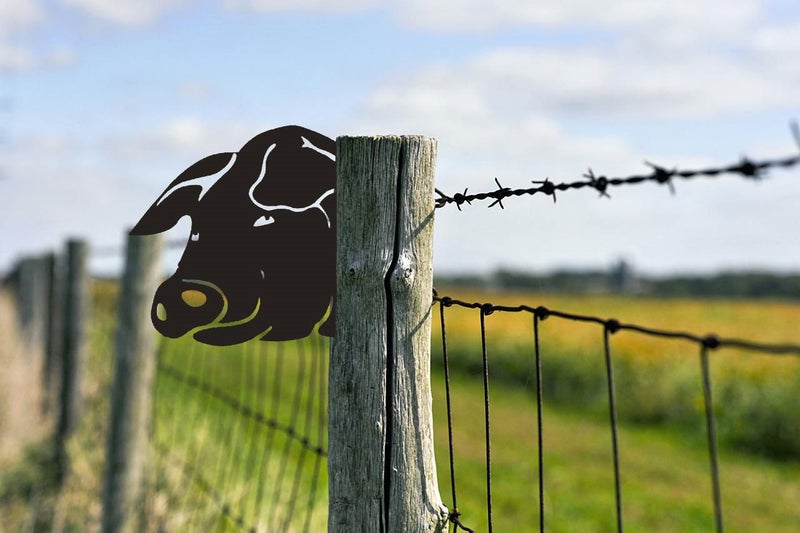 Funny Farm Metal Art Outdoor DA©cor-Pig Carousel 1