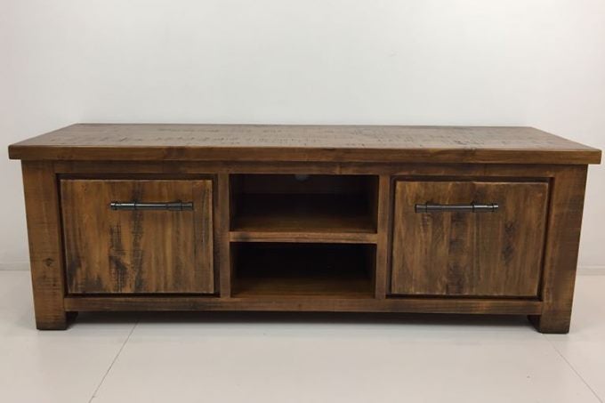 Woodgate Entertainment Unit--Solid Pine Wood $629 Carousel 1