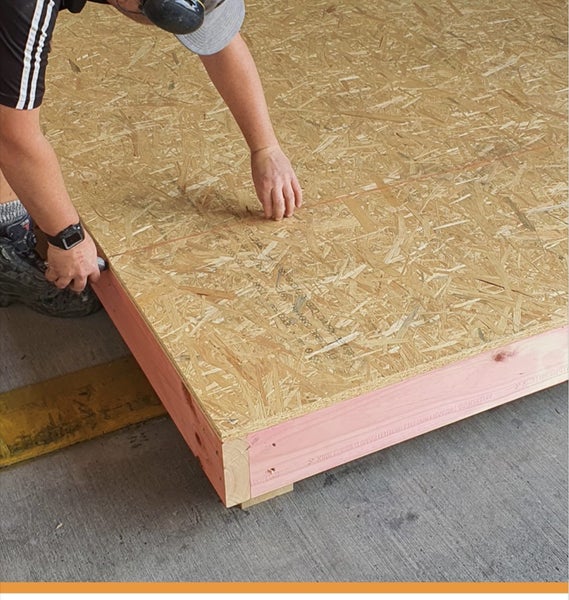 IBS Eurofloor Strandboard Strand floor Kopine Floor 3600mm x1200mm x20mm Carousel 2