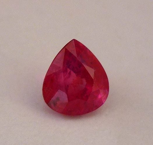 1.04CT CERTIFIED UNHEATED BEAUTIFUL ORANGY RED 100% NATURAL RUBY Carousel 2