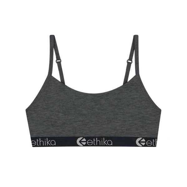 Ethika Girls Dark Heather Pullover Bra Carousel 1