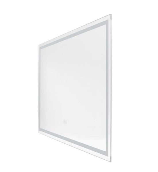 Goldair Bathroom Mirror Square Backlit Mirror H: 500mm, W: 700mm Warm White Carousel 1