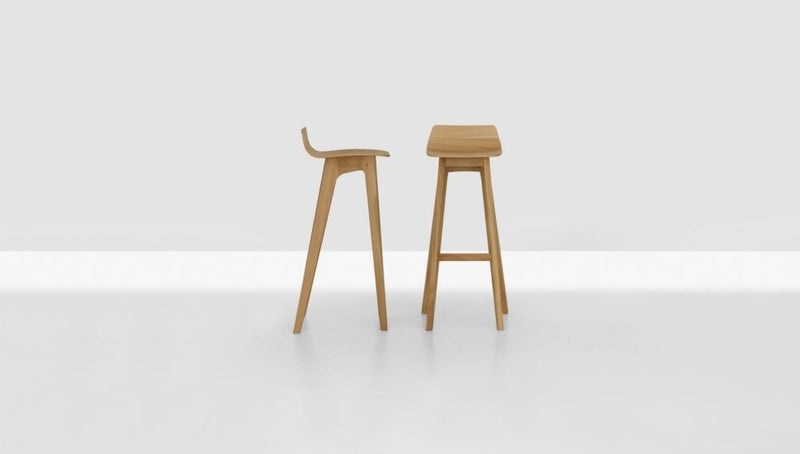 Wooden BAR STOOL Carousel 1