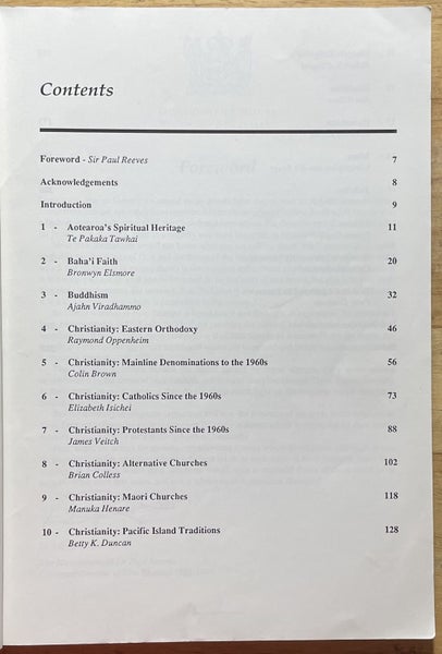 Religions of New Zealand Edited by Peter Donovan Carousel 2