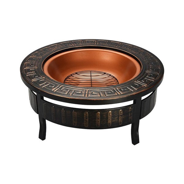 Barbeque Round Fire Pit Brazier Stove BBQ Carousel 1