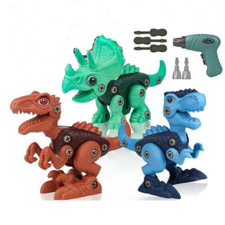Kids Dinosaur Toy Construction Building Carousel 10