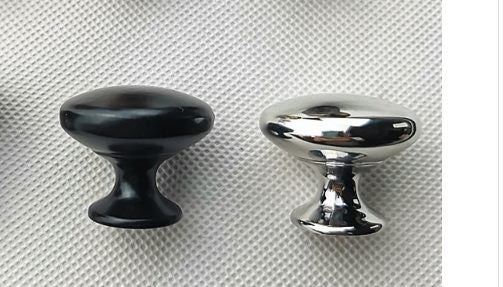 chrome stainless simple round furniture knob 30mm Carousel 1