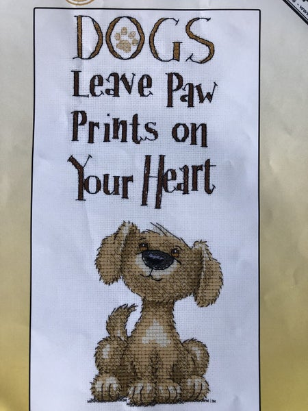 Paw Prints - Counted Cross Stitch Kit Carousel 2