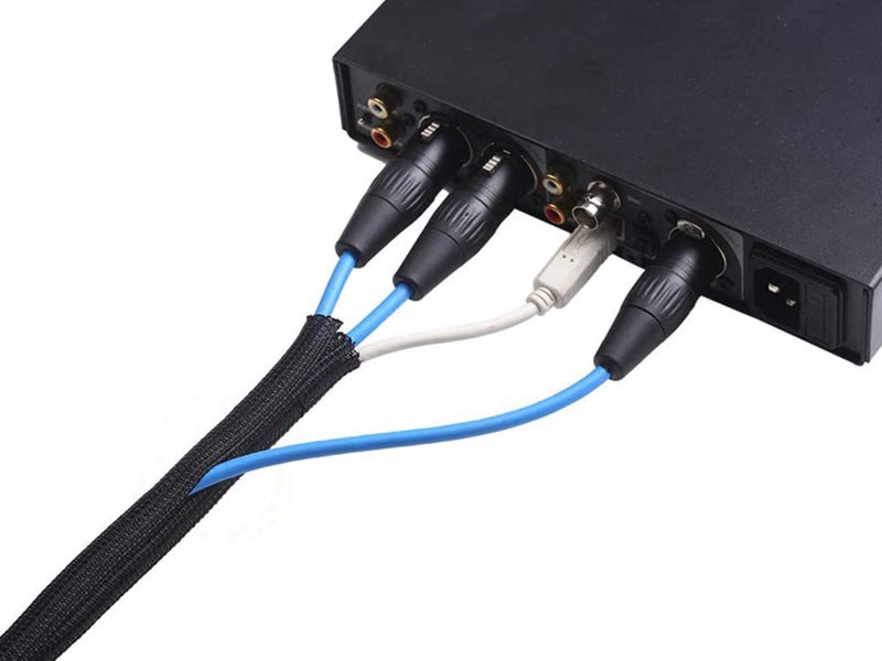 2X Braided Cable Sleeve Cord Wire Protector Carousel 2