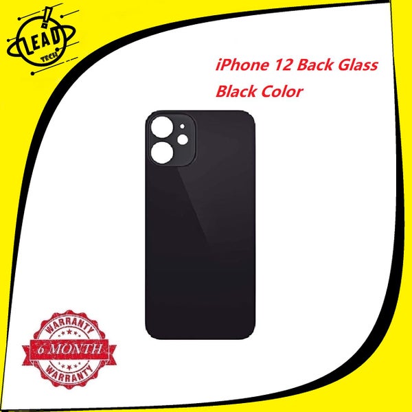 iPhone 12 Back Glass Black Carousel 1