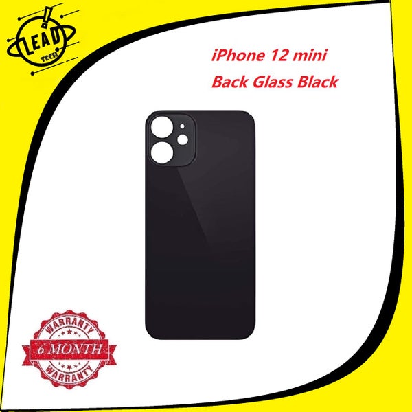 iPhone 12 mini Back Glass Black Carousel 1