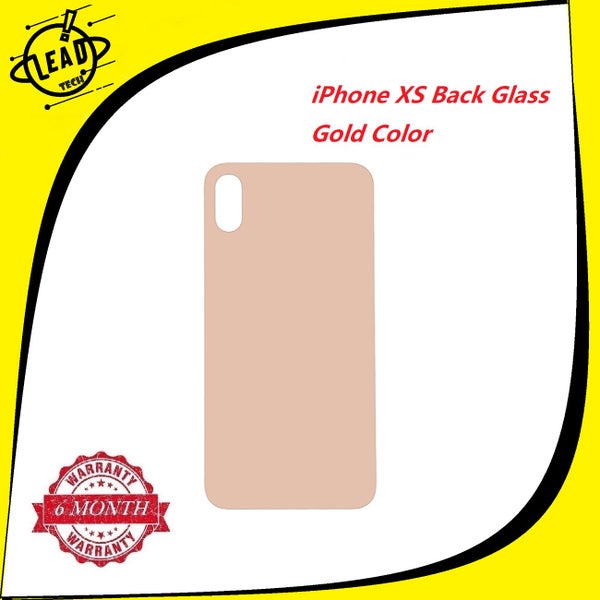iPhone XS Back Glass Gold Carousel 1