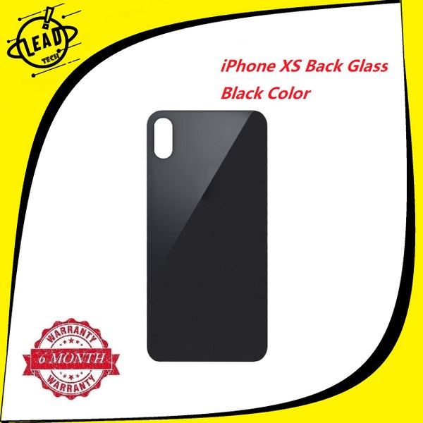iPhone XS Back Glass Black Carousel 1