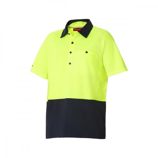 Hard Yakka Koolgear Hi-Visibility Two Tone Short Sleeve Ventilated Polo Carousel 2