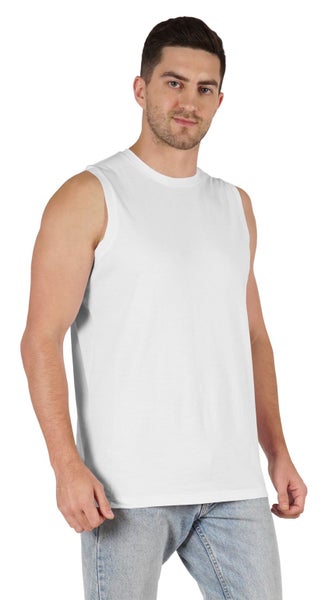 Inkmeso Men's Lightweight Cotton Tank Tops Moisture Wicking Sleeveless Shirts Carousel 2