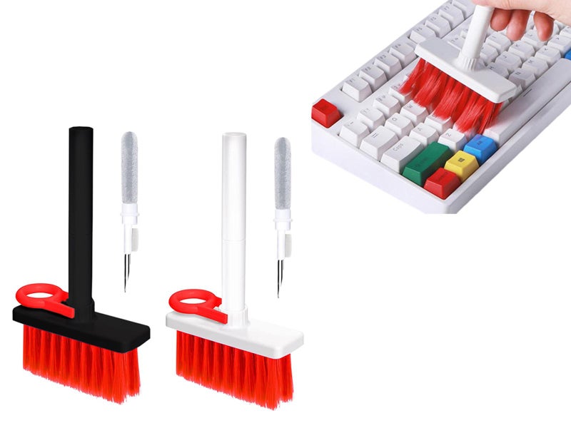 2X Computer Keyboard Cleaning Brush Earphone Cleaning Tools Keycap Remover Carousel 1