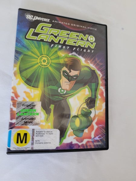 Green Lantern, Animated Movie, DVD, As new, Never used
