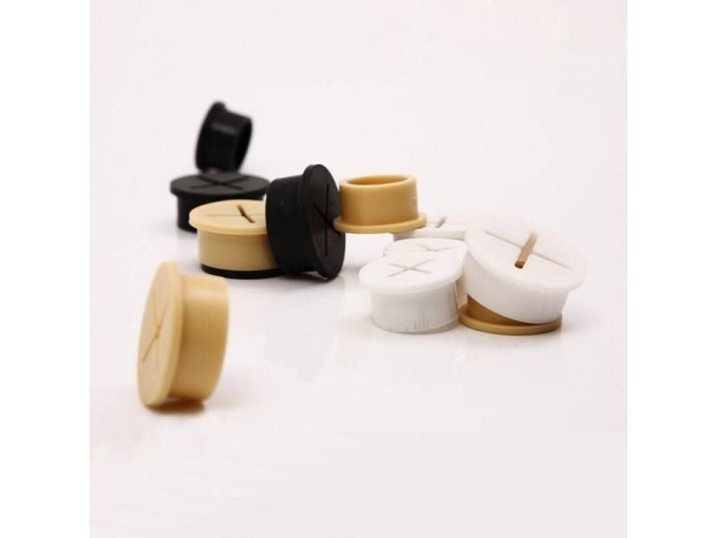 10pcs Flexible Silicone Cable Cord Grommets For Table Furnitures Hole Cover Carousel 1