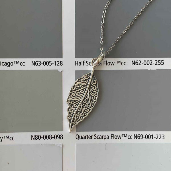 925 Sterling Silver Koru Leaf Necklace "Hine" Carousel 2