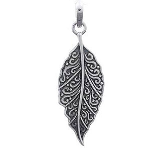 925 Sterling Silver Koru Leaf Necklace "Hine" Carousel 1