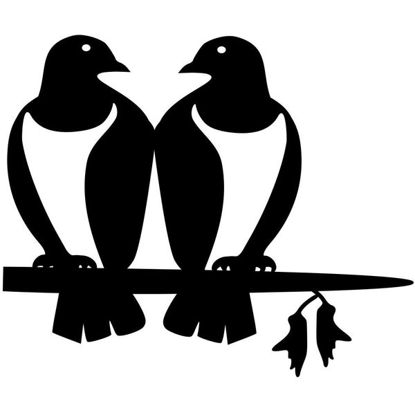 Kereru Pair Metal Bang'n Bird Carousel 2