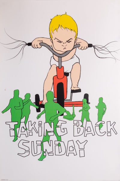Taking Back Sunday 36x24 inch laminated poster Carousel 1