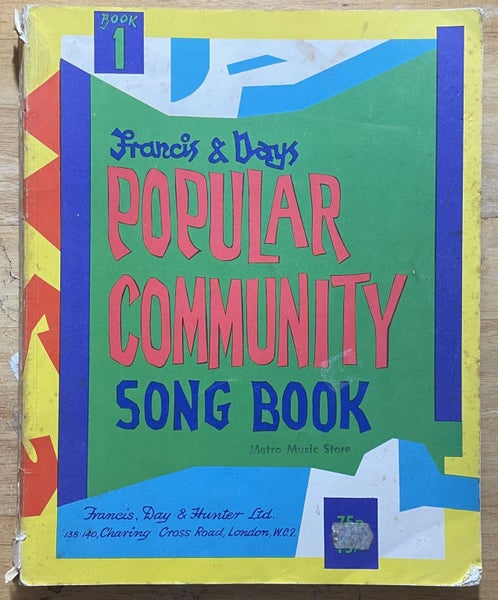 Francis & Days Popular Community Song Book 1 Carousel 1