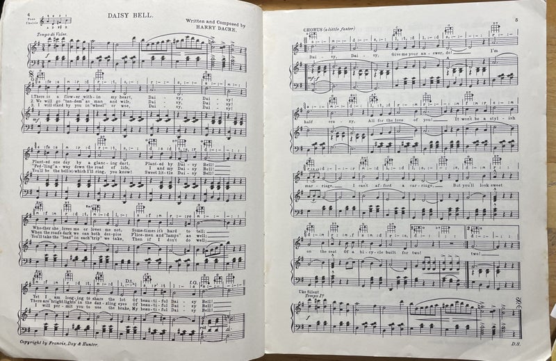 Francis & Days Popular Community Song Book 1 Carousel 3